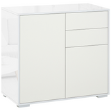White gloss side cabinet