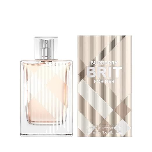 Burberry Brit Eau de Toilette Spray 50ml – Fresh & Citrus, Floral Fragrance, Unisex