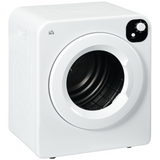 HOMCOM 6kg Vented Tumble Dryer with 7 Drying Programmes – Space-Saving Laundry Dryer, White