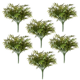 Leaf Fire Retardant Artificial Palm Stems, Pack of 6 – Bare Stem Foliage, 40cm