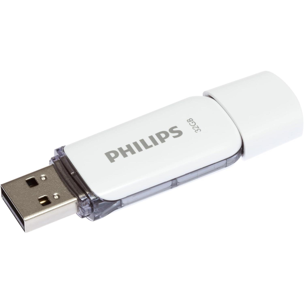 Philips USB 2.0 32GB Flash Drive – Portable Storage for Windows, Mac OS & Linux