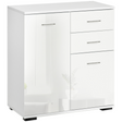 White high gloss shoe cabinet