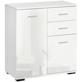 White high gloss shoe cabinet