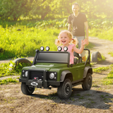 Land Rover Defender 110 SVX 12V Electric Ride-On Truck with 2.4G Remote, MP3 & LED Lights – Kids, Green