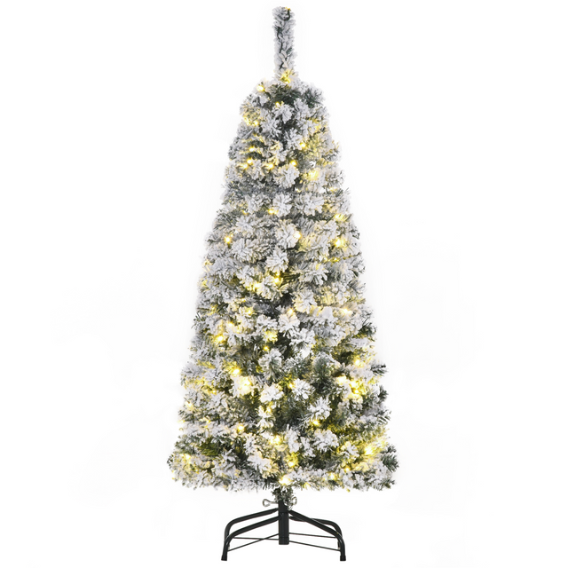 4ft pre-lit snow flocked Christmas tree