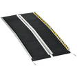 HOMCOM folding aluminium wheelchair ramp