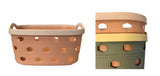 Small Plastic Storage Basket with Handles – Practical Kitchen and Home Organisation, Assorted