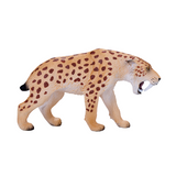 Mojo Smilodon Sabre-Toothed Cat Figure – Realistic Prehistoric Toy