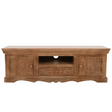 Artwork carved mango wood TV cabinet