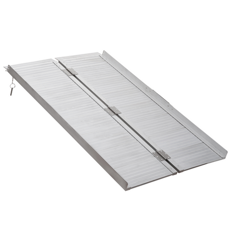 HOMCOM 122cm folding wheelchair ramp