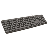 Infapower X201 Wired Waterproof Full-Size Keyboard – Plug and Play, Spill-Resistant with Number Pad