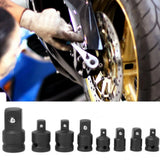 8-Piece Impact Socket Adaptor Set – Chrome Molybdenum Steel Reducers, 1/4, 3/8, 1/2 and 3/4 Inch