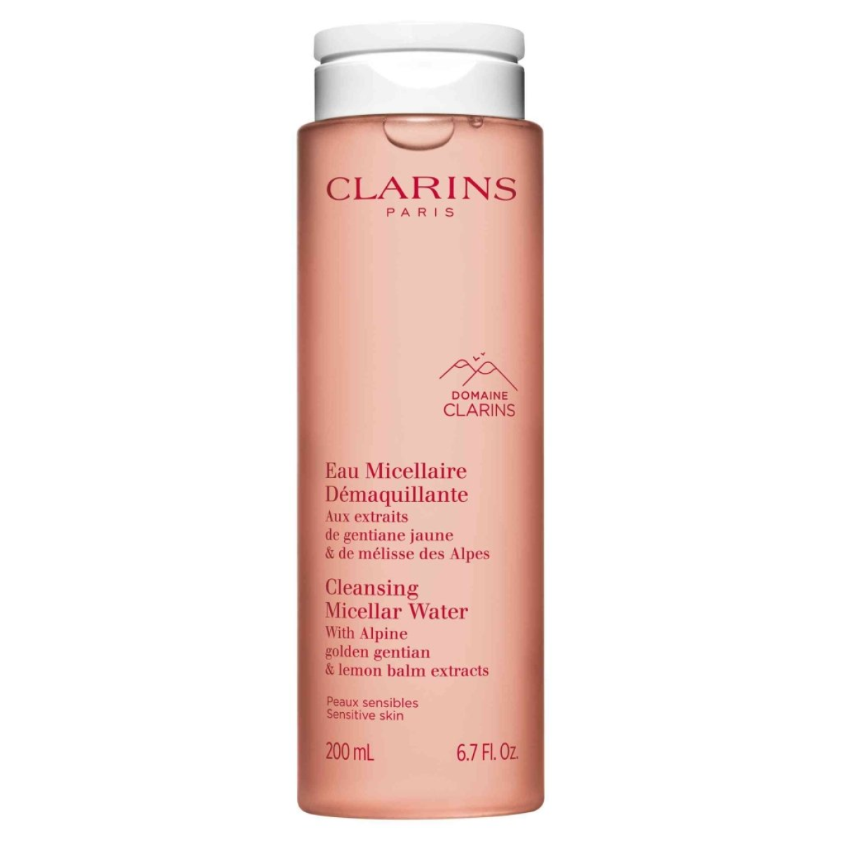 Clarins Cleansing Micellar Water 200ml – Gentle Makeup Remover for All Skin Types, Including Sensitive