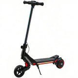 SPORTNOW Kids Electric Scooter with LED Display & RGB Lights – Foldable E-Scooter, Up to 16km/h, Black