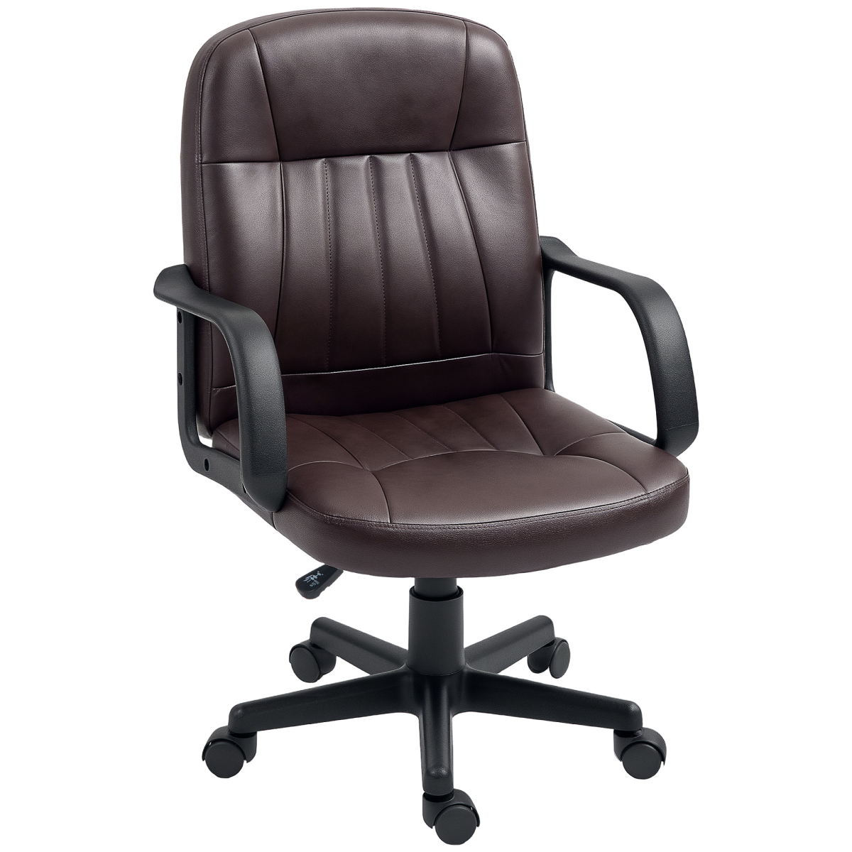 HOMCOM dark brown office chair