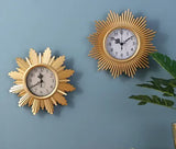 Plastic Wall Clock and Decal Set, 3 Pieces – Home Decor, Assorted Colours and Designs