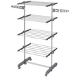 HOMCOM grey 4-tier clothes airer