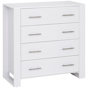 White chest of 4 drawers