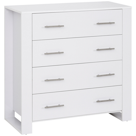 White chest of 4 drawers