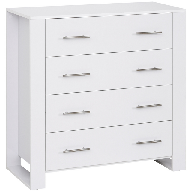 White chest of 4 drawers