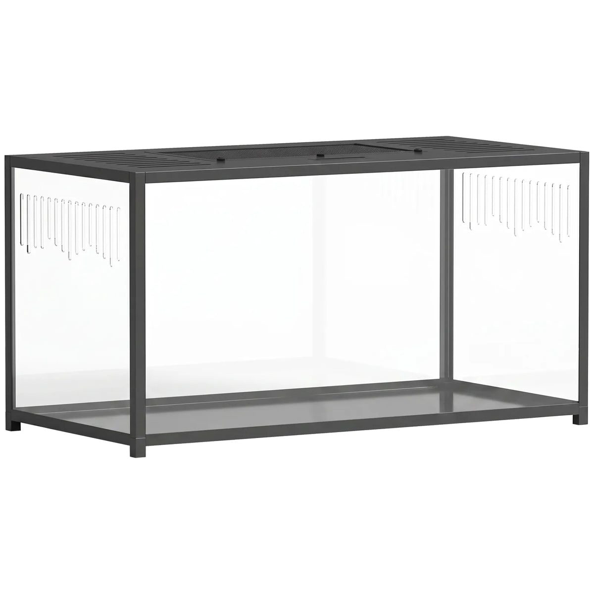 PawHut Large Hamster Cage with Openable Top, Chewproof Metal and Acrylic – For Hamsters and Gerbils, 100 x 50 cm