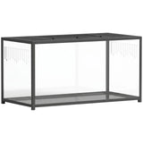 PawHut Large Hamster Cage with Openable Top, Chewproof Metal and Acrylic – For Hamsters and Gerbils, 100 x 50 cm