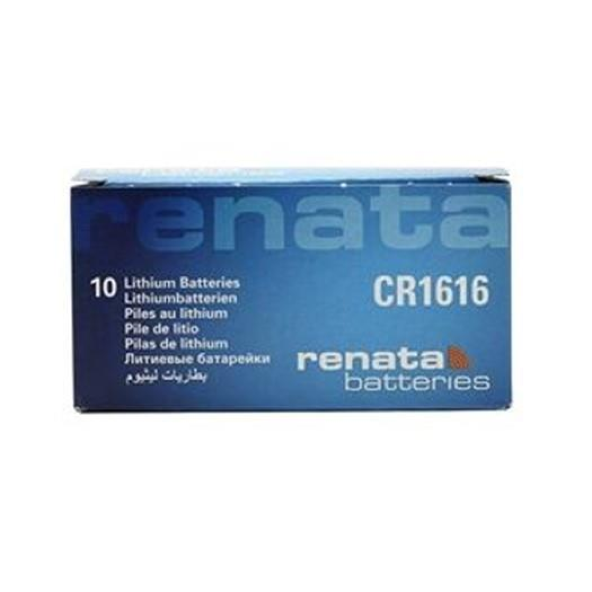 Renata CR1216 3V Lithium Coin Cell Battery – 25mAh Button Top Watch Battery, 10 Year Shelf Life