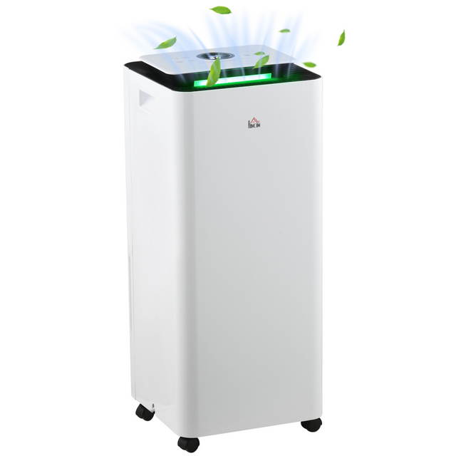 HOMCOM 16L dehumidifier with air purifier