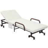 Folding guest bed with mattress