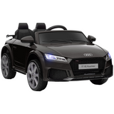 HOMCOM 12V Licensed Audi TT RS Electric Ride-On Car with Remote Control, Headlights & MP3 Player – Kids Car, Black