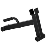 SPORTNOW Deadlift Barbell Jack with Non-Slip Handle, 200kg Capacity – Lifter for Loading Weight Plates, Black