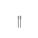Wyeflow Ultra Fast Charging & Data Cable with LED Charging Display – Braided Aluminium Shell, 1m, Black
