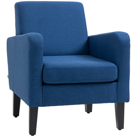 HOMCOM blue compact accent armchair