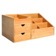 HOMCOM bamboo desktop organiser