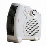 Daewoo 2000W Flat Fan Heater with 2 Heat Settings & Variable Thermostat – Instant Heat for Small Rooms