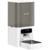 PawHut Programmable Automatic Cat Feeder with Timer, 4.5L Hopper, 6 Meals a Day & 10s Voice Recorder