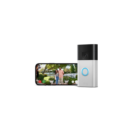 Ring Battery Video Doorbell satin nickel
