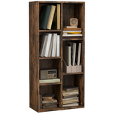 Industrial cube bookcase