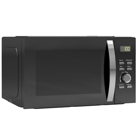 23L digital microwave black