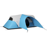 Outsunny 5–6 Person Camping Tent with Porch & Sewn-In Groundsheet, 3000mm Waterproof – Family Tent, Blue