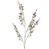 100cm Artificial Foliage with Small Flowers – Purple