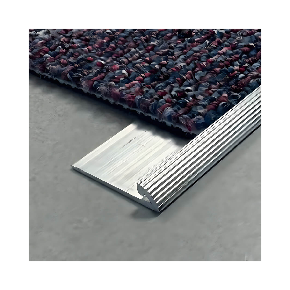 Aluminium Carpet Tile Edge Profile 6mm – CAR Transition Trim for Commercial & Domestic Floors, 2.5m