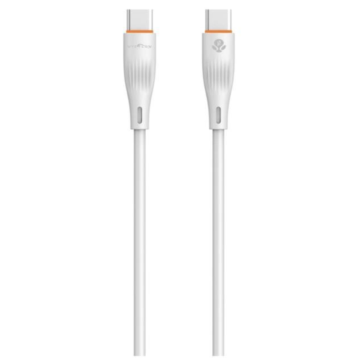 WYEFLOW 60W USB-C to USB-C Data Cable, 2m – Fast Charging TPE Cable, White