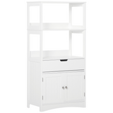 Bathroom floor storage cabinet