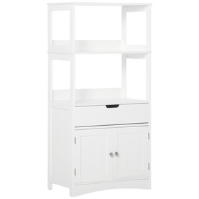 Bathroom floor storage cabinet