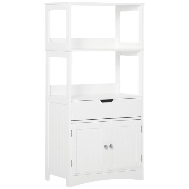 Bathroom floor storage cabinet