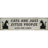 Artisan Furniture Cats Are Just Little People Decorative Plaque – Quirky Home Decor and Gift for Cat Lovers