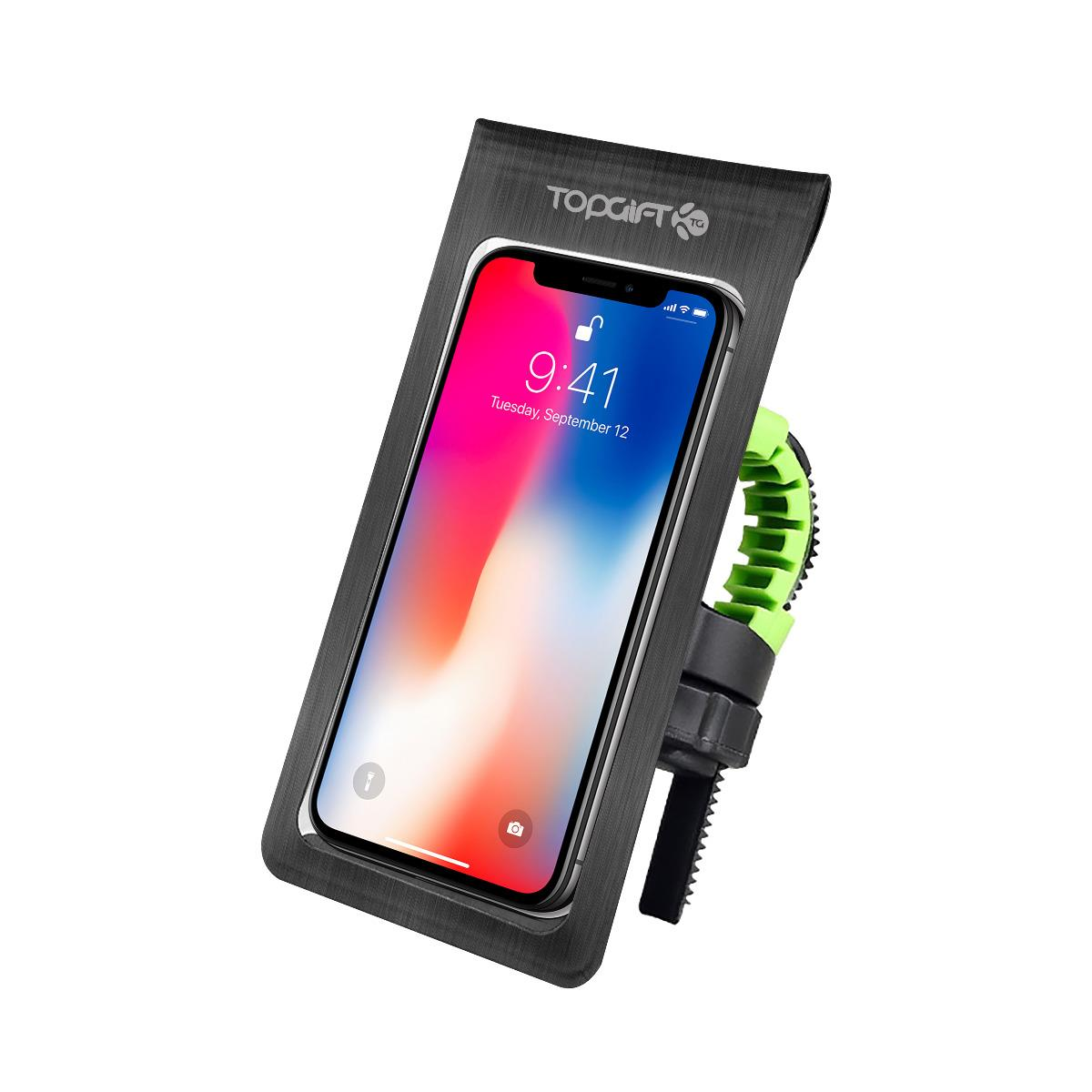 WYELOCK Bike Phone Holder with Waterproof Touch Screen Bag – Fits Phones Up to 6 Inches