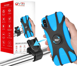 DYZI Detachable Bike Phone Holder with 360° Rotation and Anti-Slip Silicone Clip – Fits Phones 4–6.5 Inch