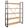 Cosmo industrial large open bookcase